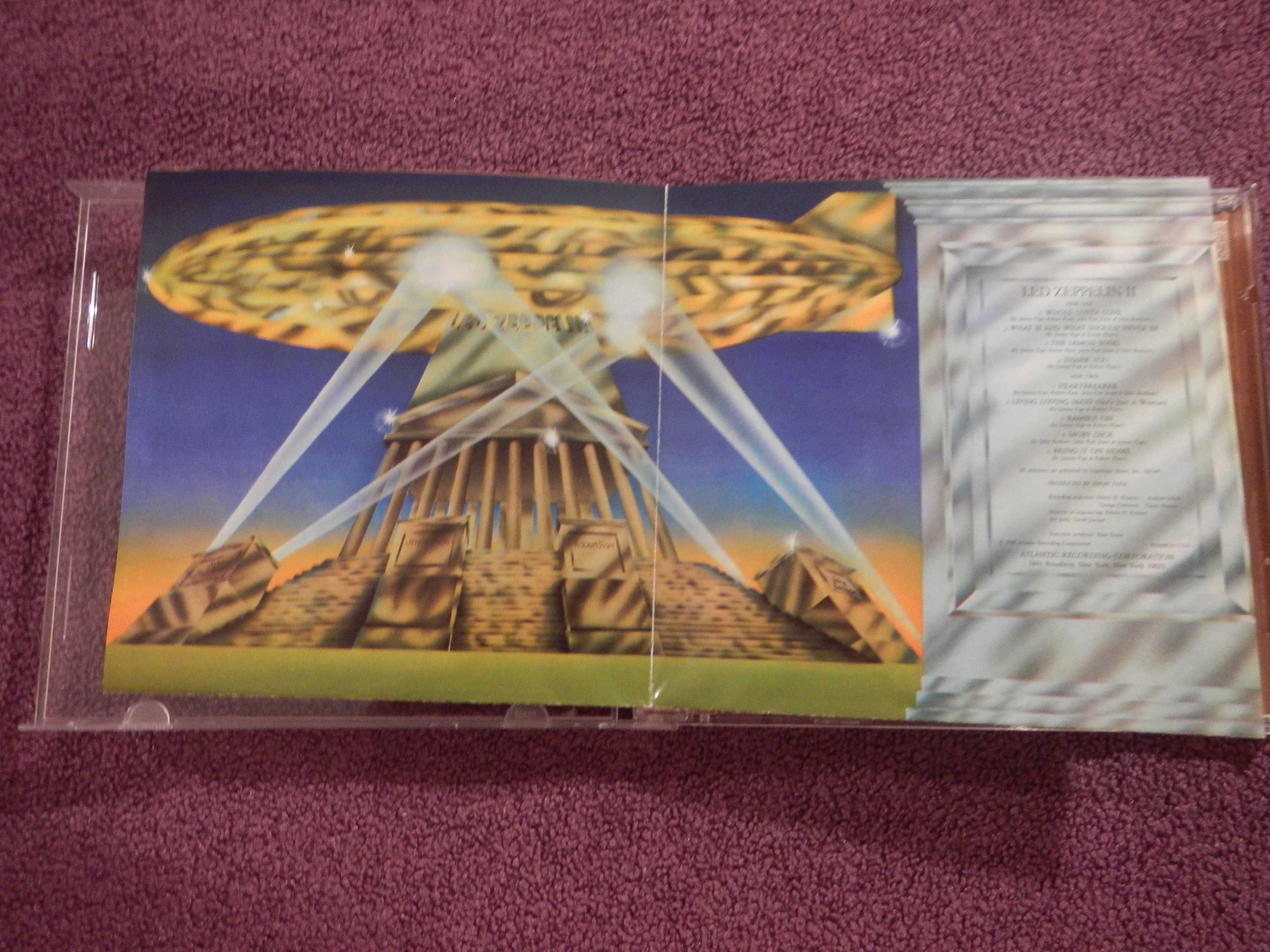 CD Led Zeppelin - II - 1969; -In through the out door - 1979 (2in1)