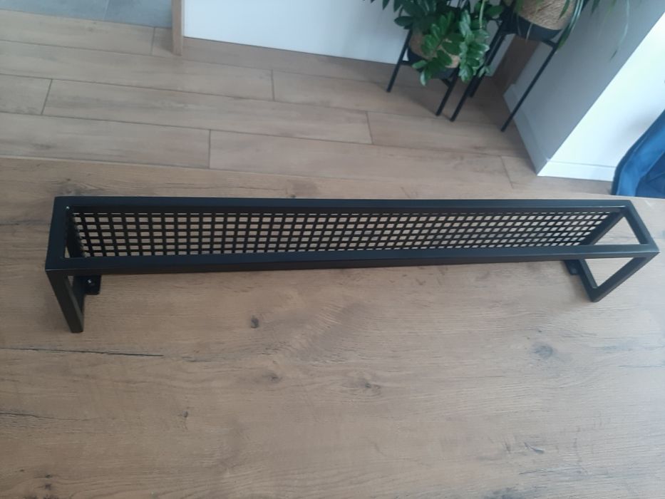 Półka wisząca sufitowa ścienna metalowa loft