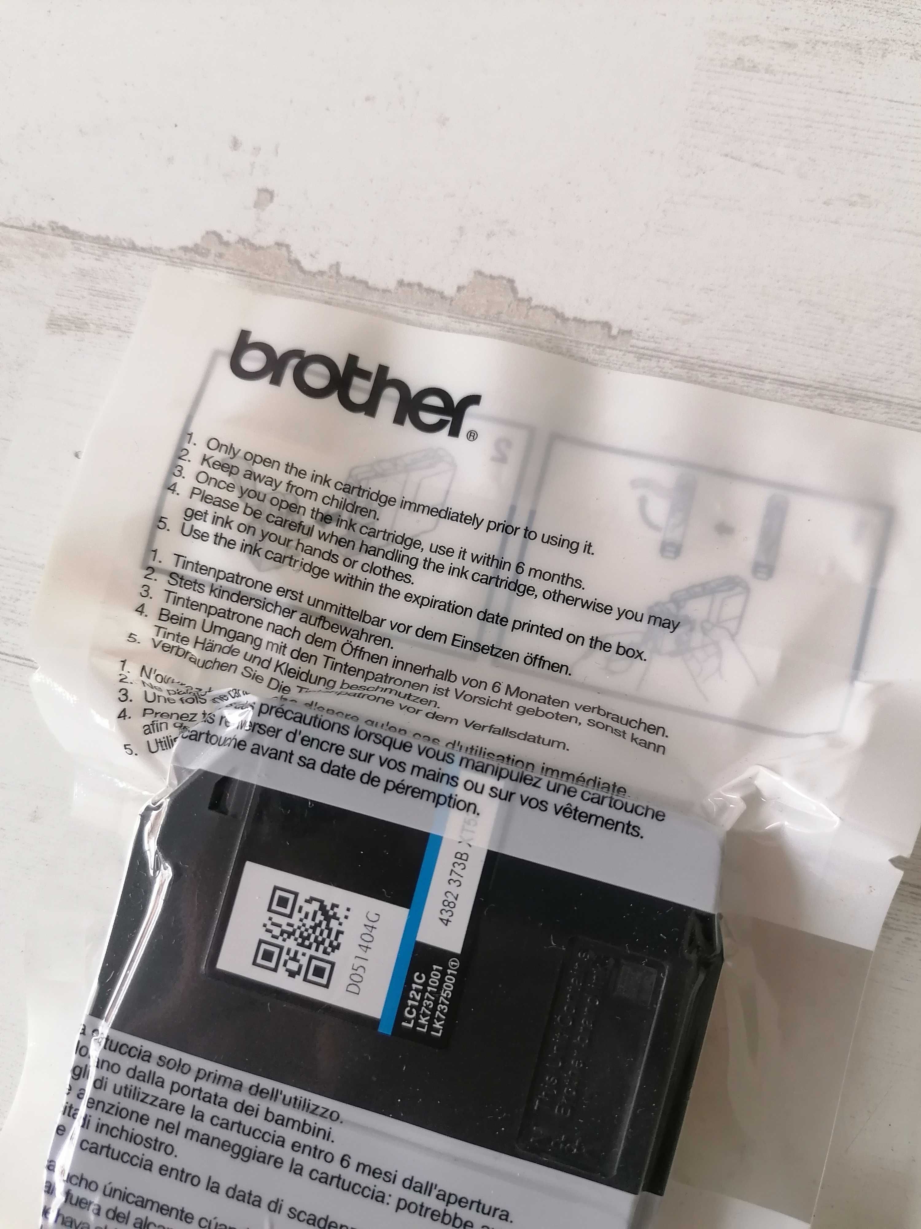 Tinteiro Brother LC121C Azul Ciano Toner Original