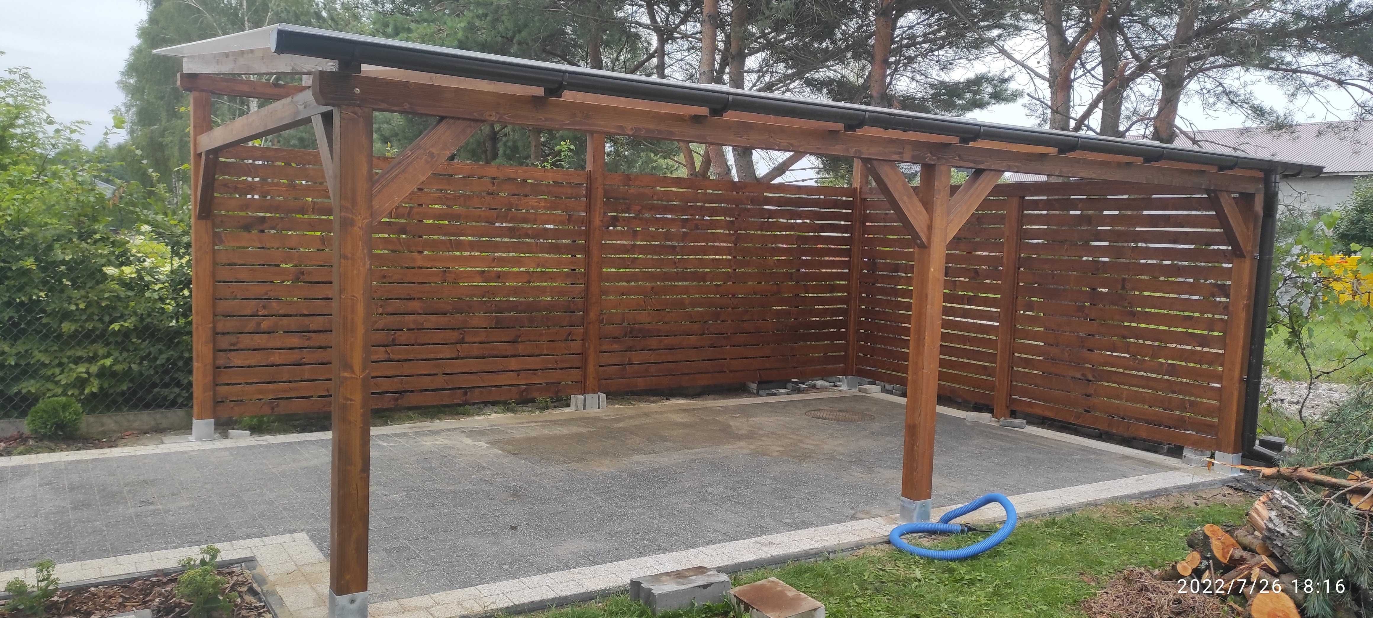 Wiata, carport, zadaszenie
