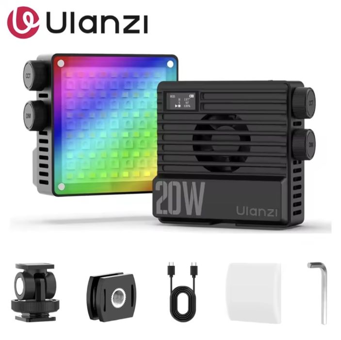 Світло Ulanzi LE20 20 Вт RGB CRI 95+ 2500K-9000K