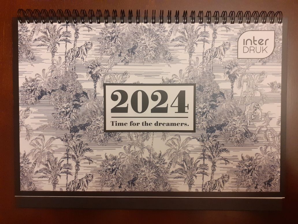 Kalendarz biurkowy tygodniowy 2024 INTERDRUK