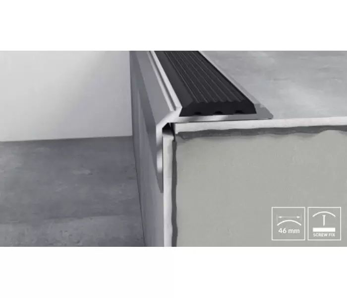 Profil schodowy PS6 srebrny 120cm