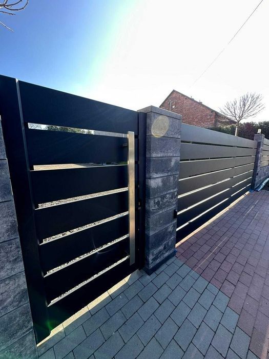 Ogrodzenie palisadowe lamele poziome palisada pozioma PRODUCENT!