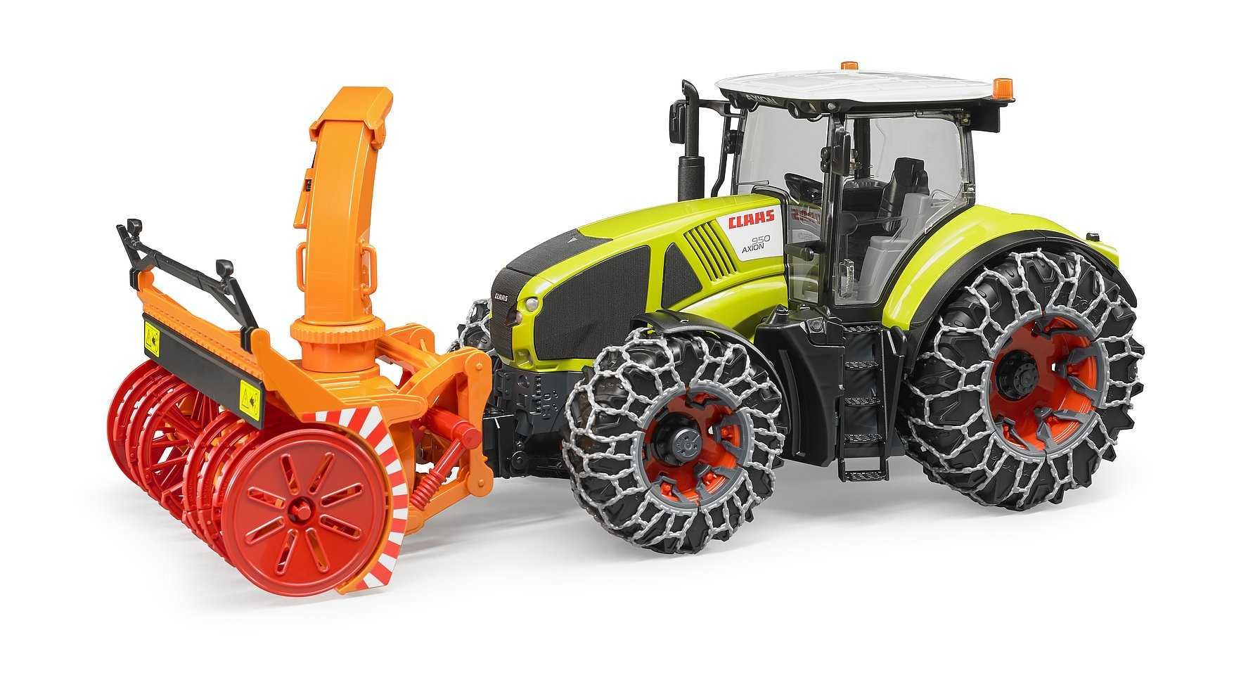 Трактор Claas Axion 950 зі снігоочисником  Bruder (Брудер) 03017