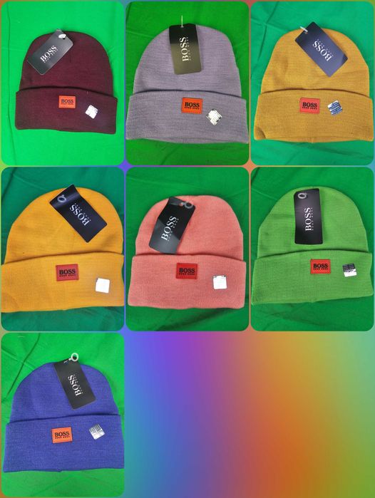 Czapka zimowa Hugo Boss nowość outlet logowane