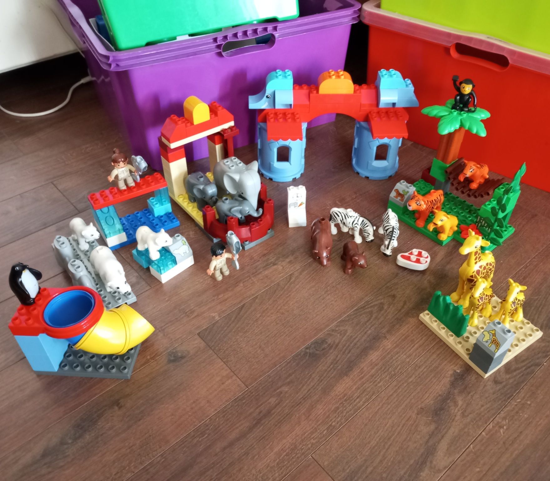 Mega zestaw Lego Duplo ZOO zwierzęta kilka zestawów