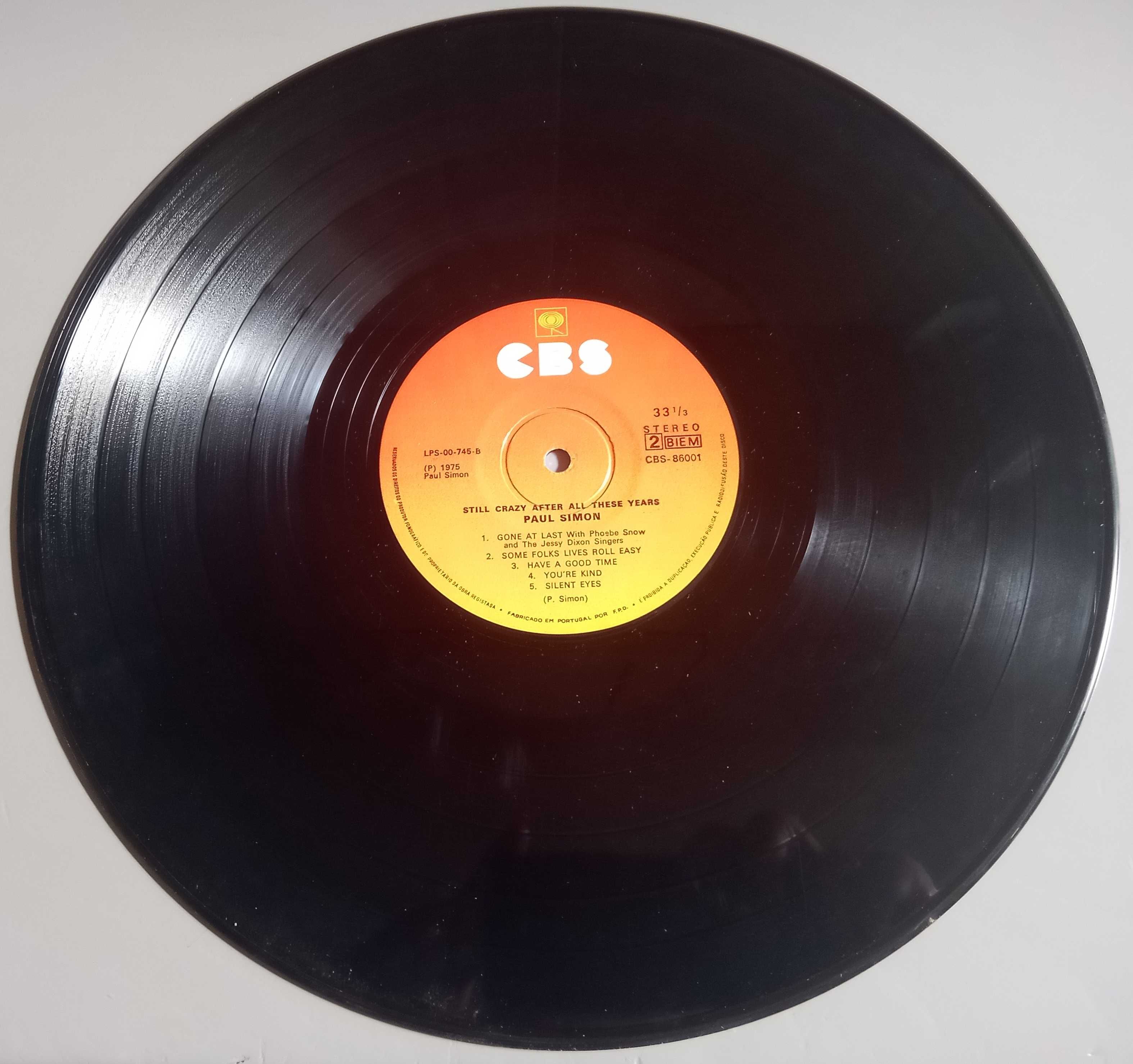 Paul Simon - - - - - Still Crazy After All These Years - - - - - LP