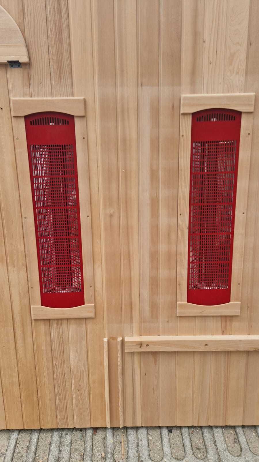 Sauna INFRARED INFRAROT narożna na podczerwień kabina do 4 osobowa