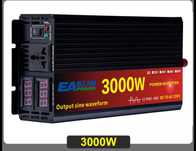 Przetwornica 12V DC/230V AC , 1500W/3000W, czysty sinus