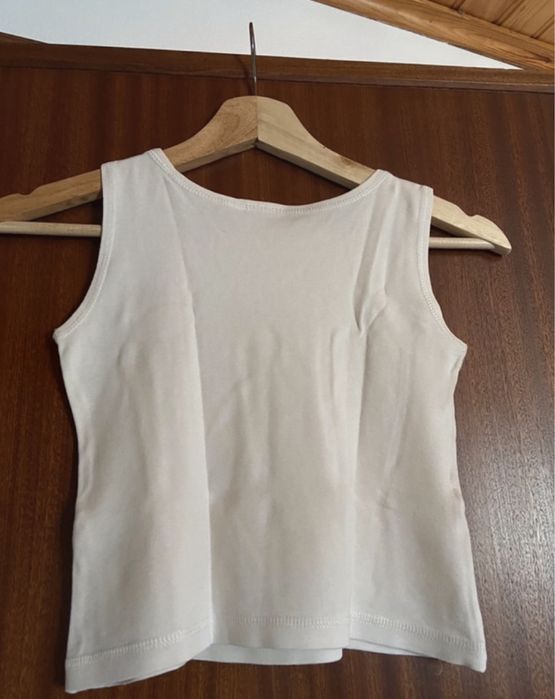 Top de regata branco