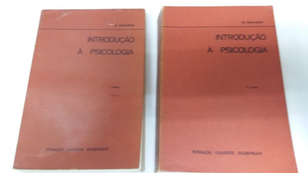 Livros "Introdução à Psicologia" - 2 Volumes de Howard H. Kendler