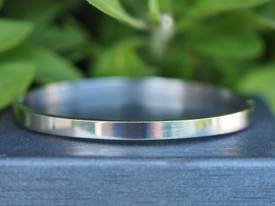 Bransoletka sztywna ze stali szlachetnej 316L. Klasyczna! NOWA!