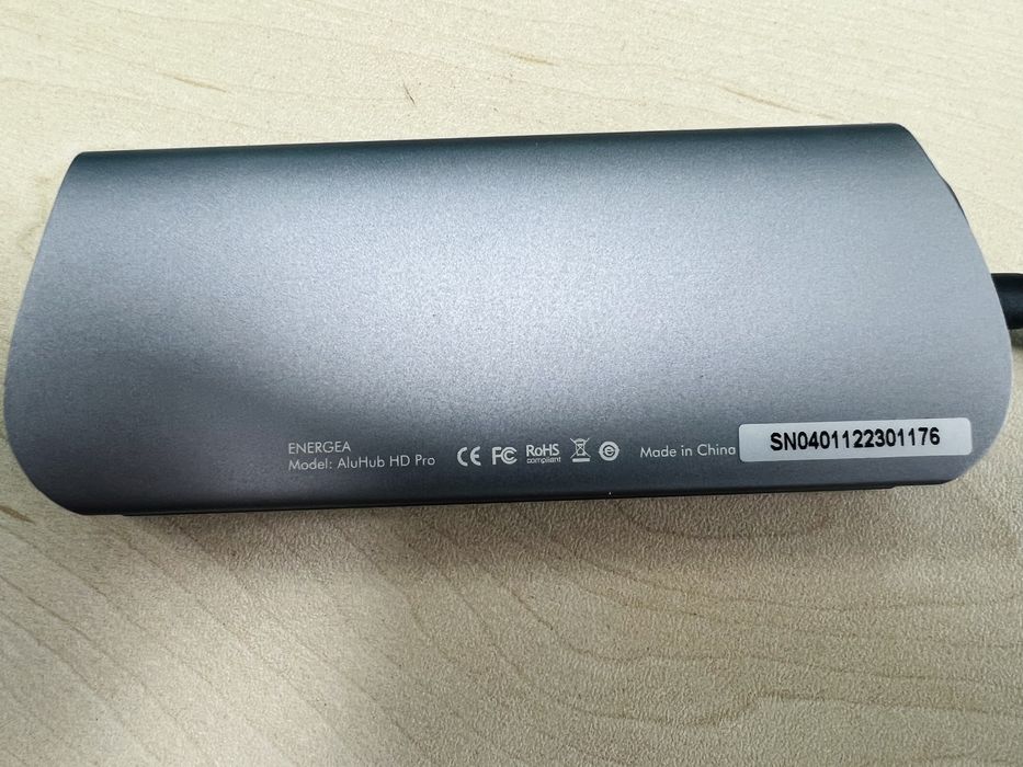 HUB Energea AluHub HDpro USB-C Aluminium (Silver)
