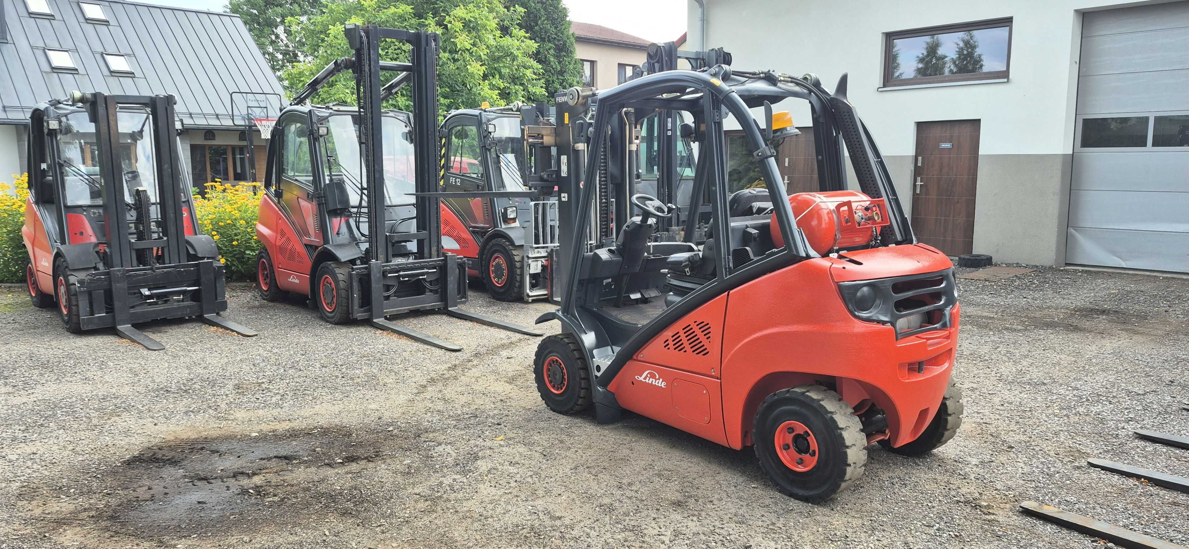 Linde H25T - Duplex, wolny skok - 6900 mth - Widły 200 cm - Stan BDB