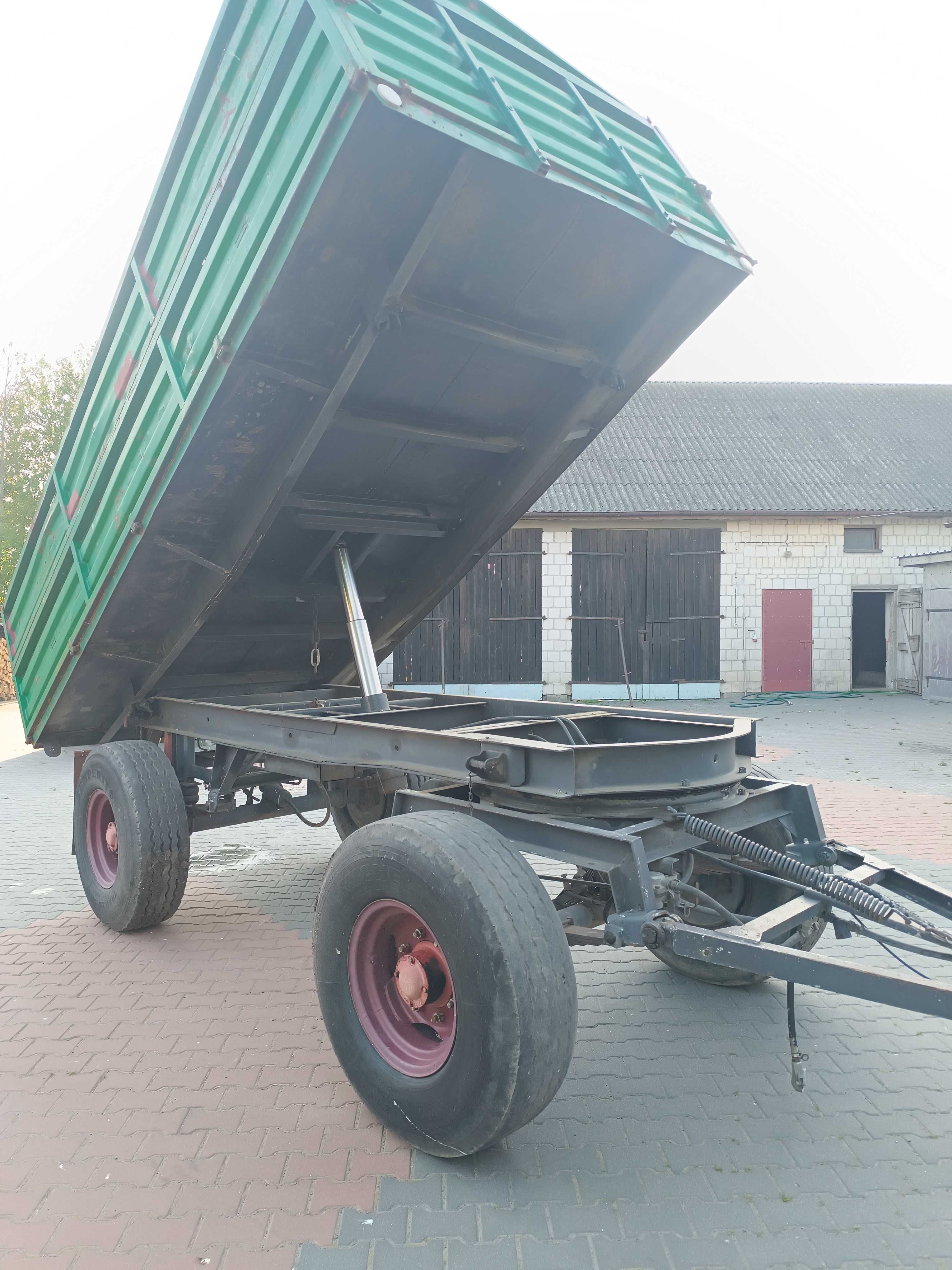 PrzyczepaD-55,wywrotka 3str,zarejestrowana,ładowność8ton