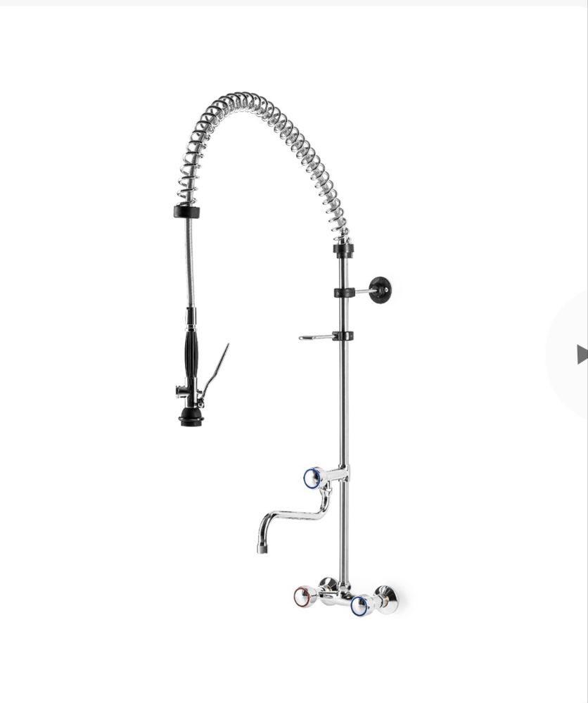 Bateria ścienna ze spryskiwaczem i wylewką | FORGAST FG15712