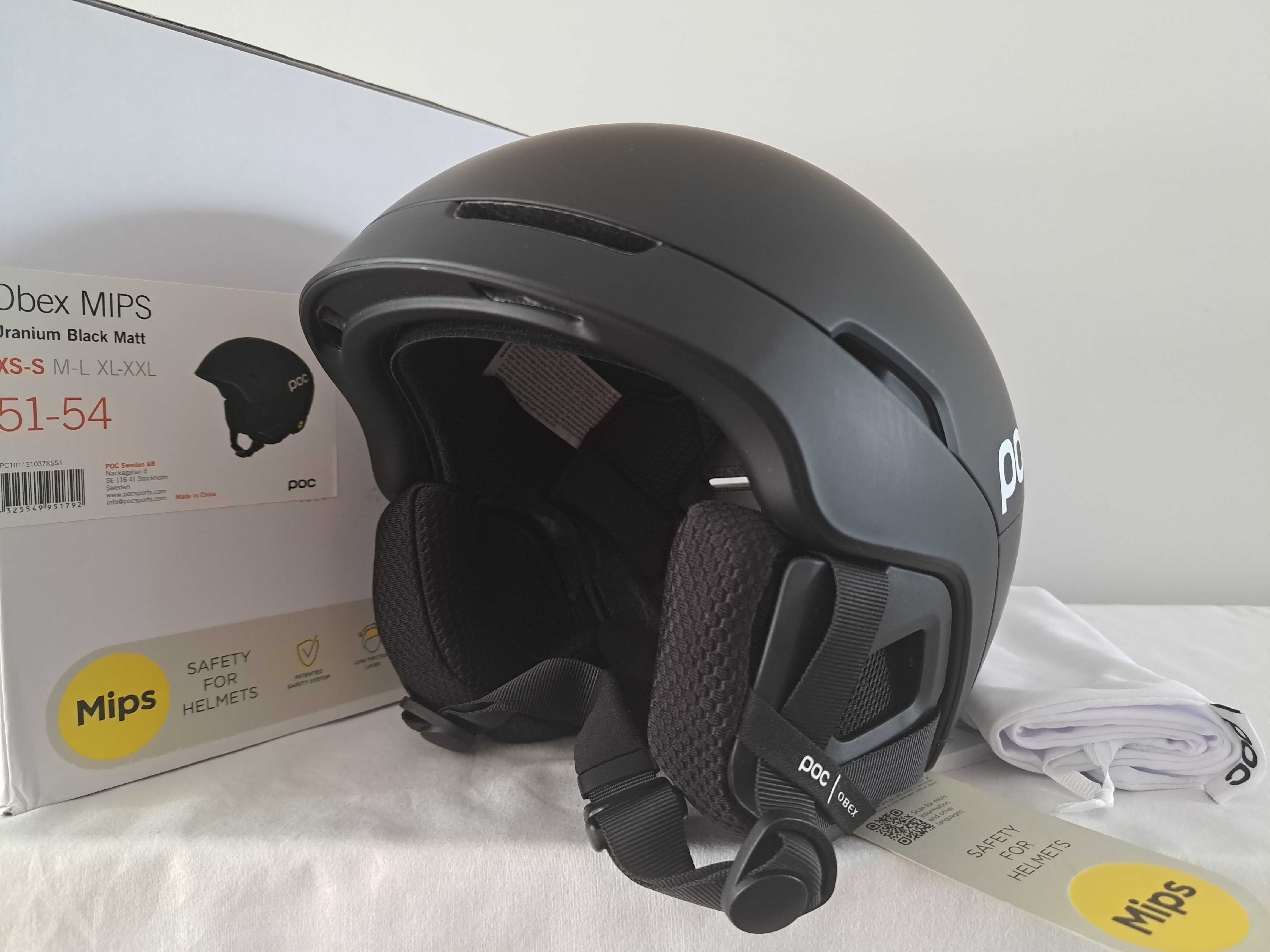 Kask narciarski POC Obex Mips Uranium Black Matt XS/S 51-54cm