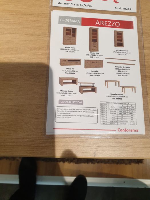 Moveis de sala de jantar conforama como novos