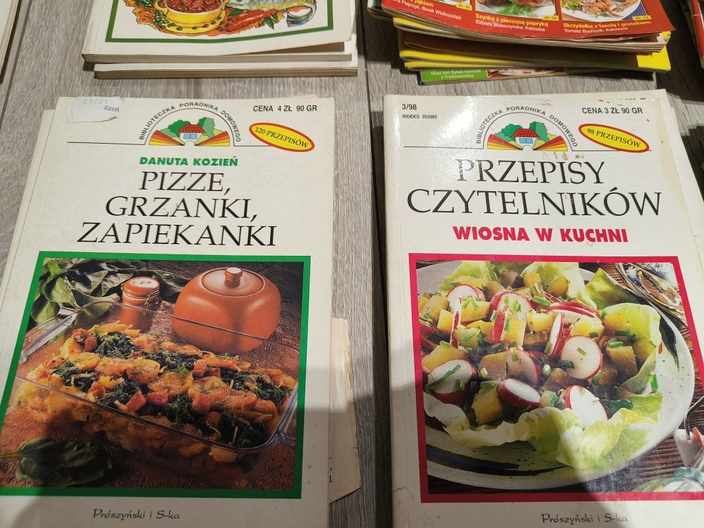 Biblioteczka Poradnika Domowego 13 szt + przyślij przepis 57 szt