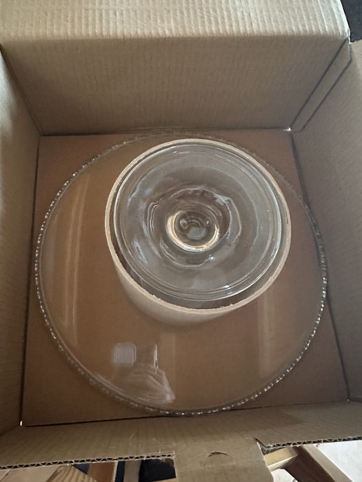 Prato suprte para bolos vidro