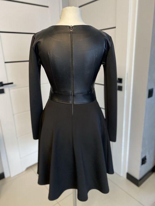 Philip Pplein sukienka czarna 38 długi rękaw