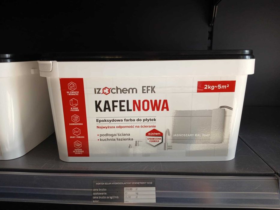 EPOKSYDOWA Farba do kafelków ceramicznych biała EFK KAFELNOWA 2kg