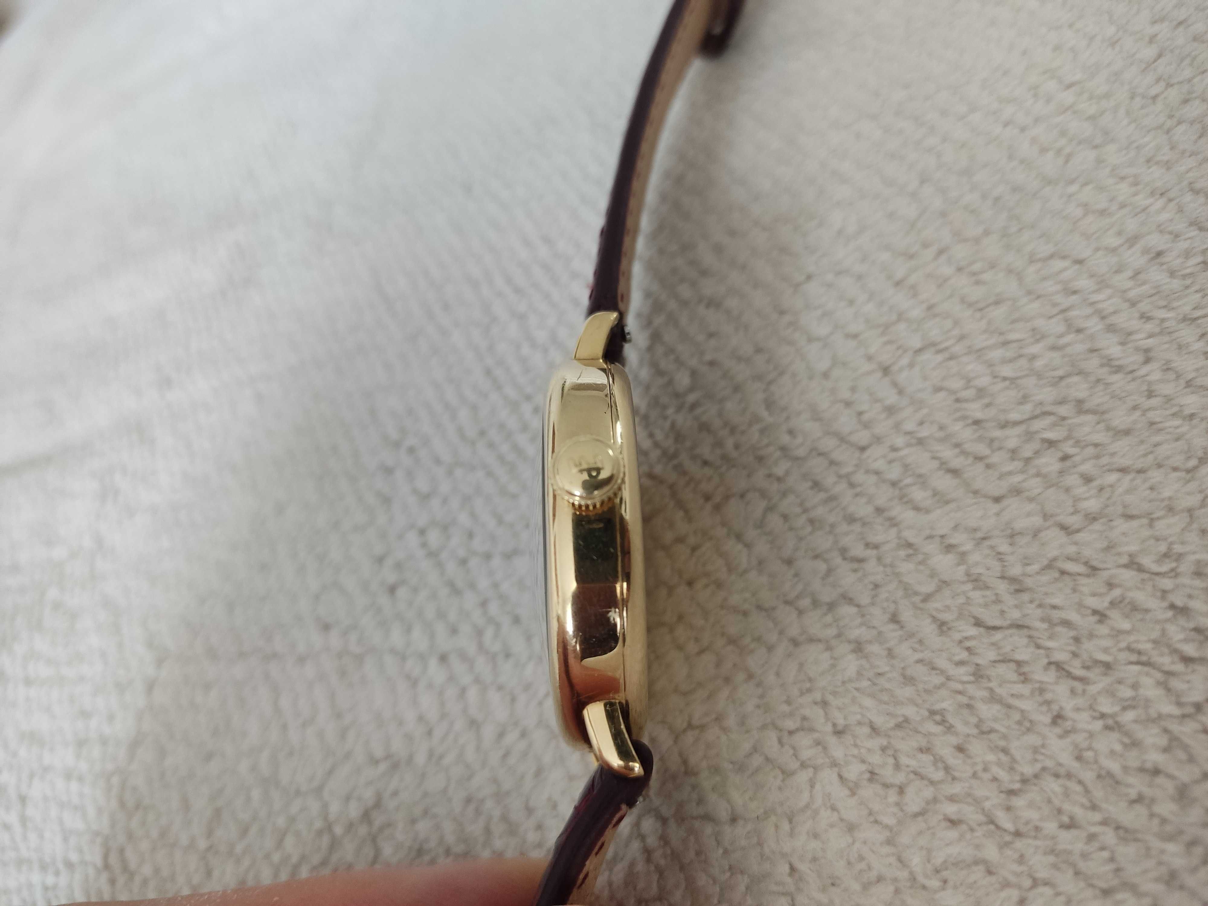 Eberhard & Co. 8 jours złoto 750 gold 18K złoty zegarek