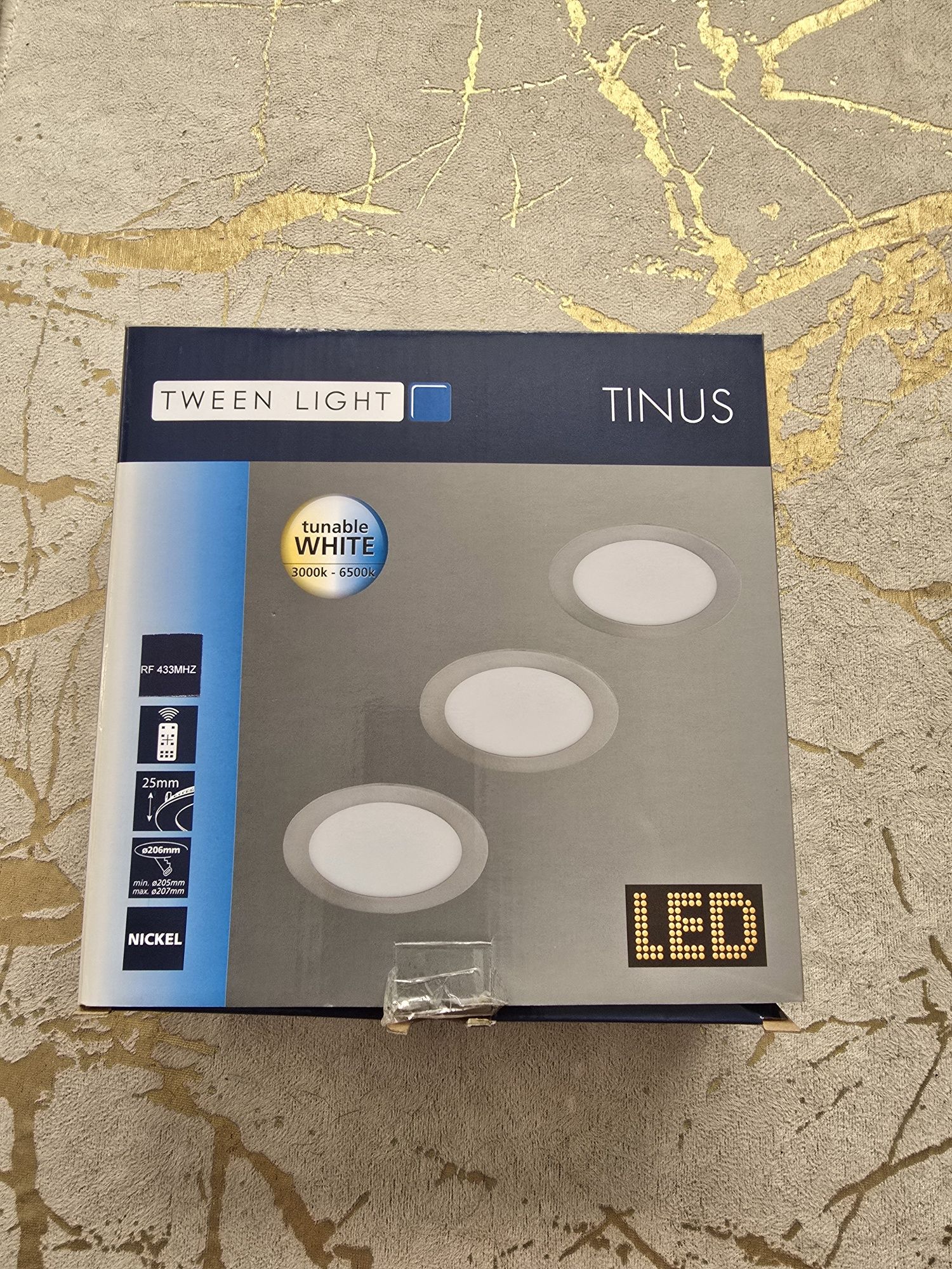 Eglo - ZESTAW 3x LAMP LED Regulowane oświetlenie sufitowe LED/17W/230