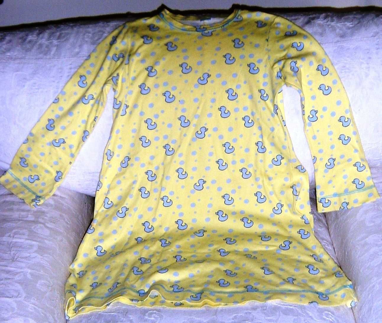 Lote 2 Camisas dormir BENETTON em algodão p/ menina Tamanhos M e L