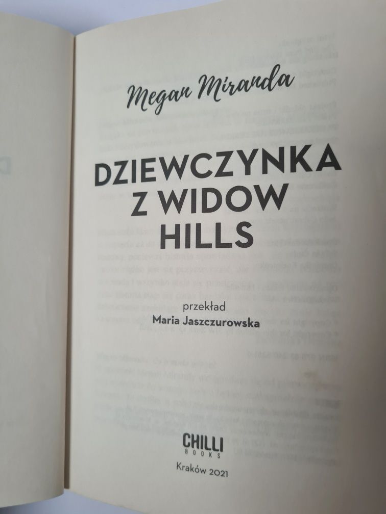 Dziewczynka z Widow Hills - Megan Miranda