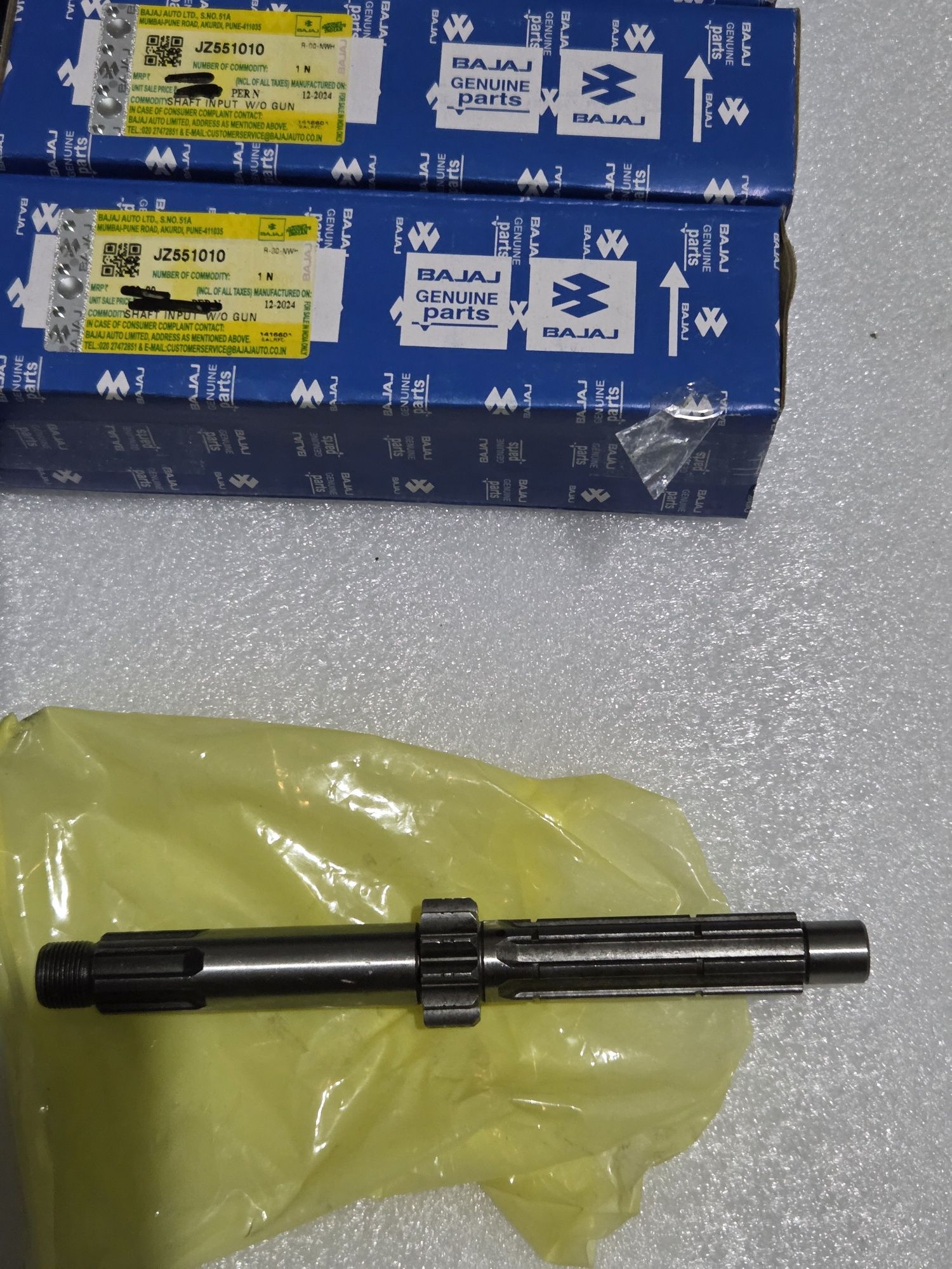 Первинний вал BAJAJ Boxer 125/150 JZ551010