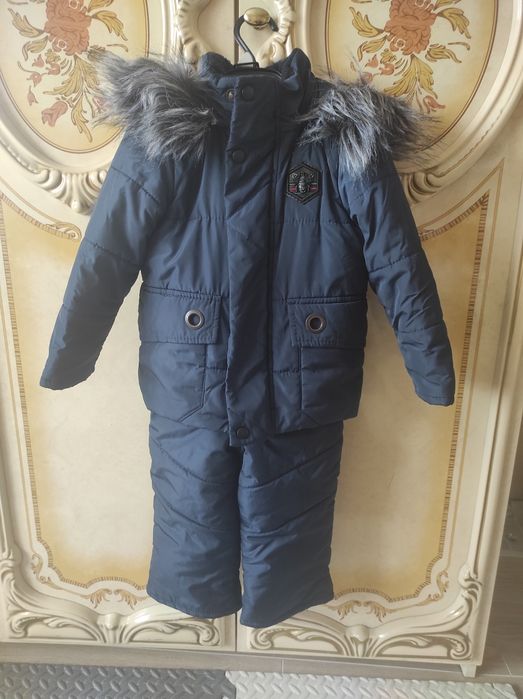 Зимовий дитячий комбінезон для хлопчика