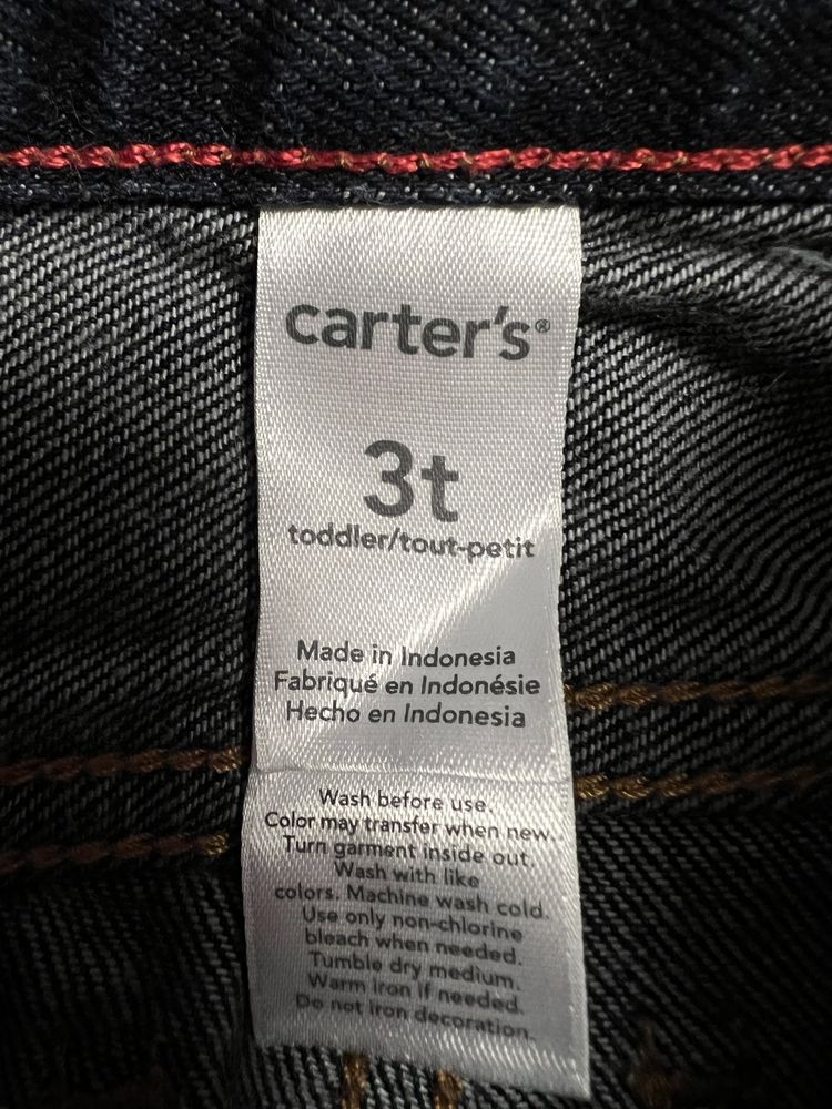 Дитячі класичні прямі джинси від carter’s