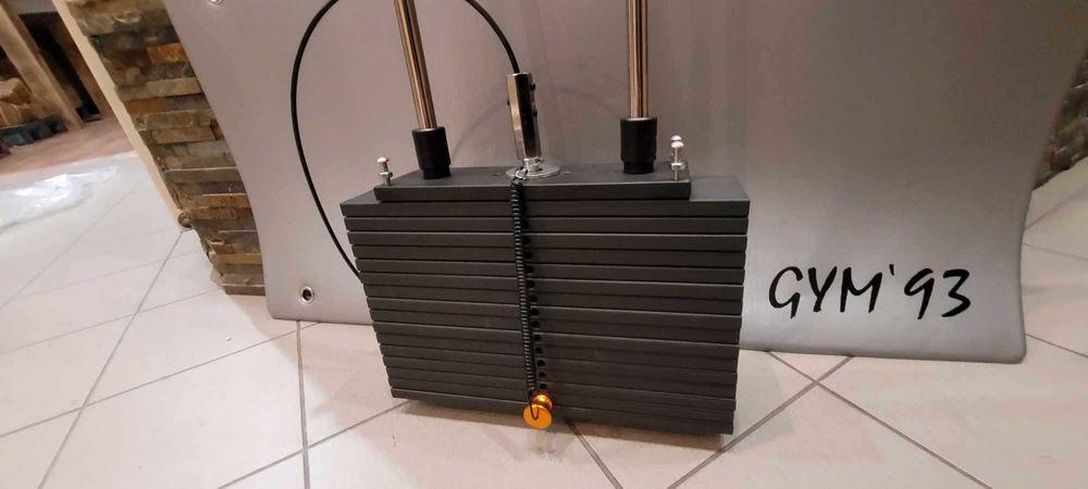 Stos 80 kg do maszyn siłowych bez kółka