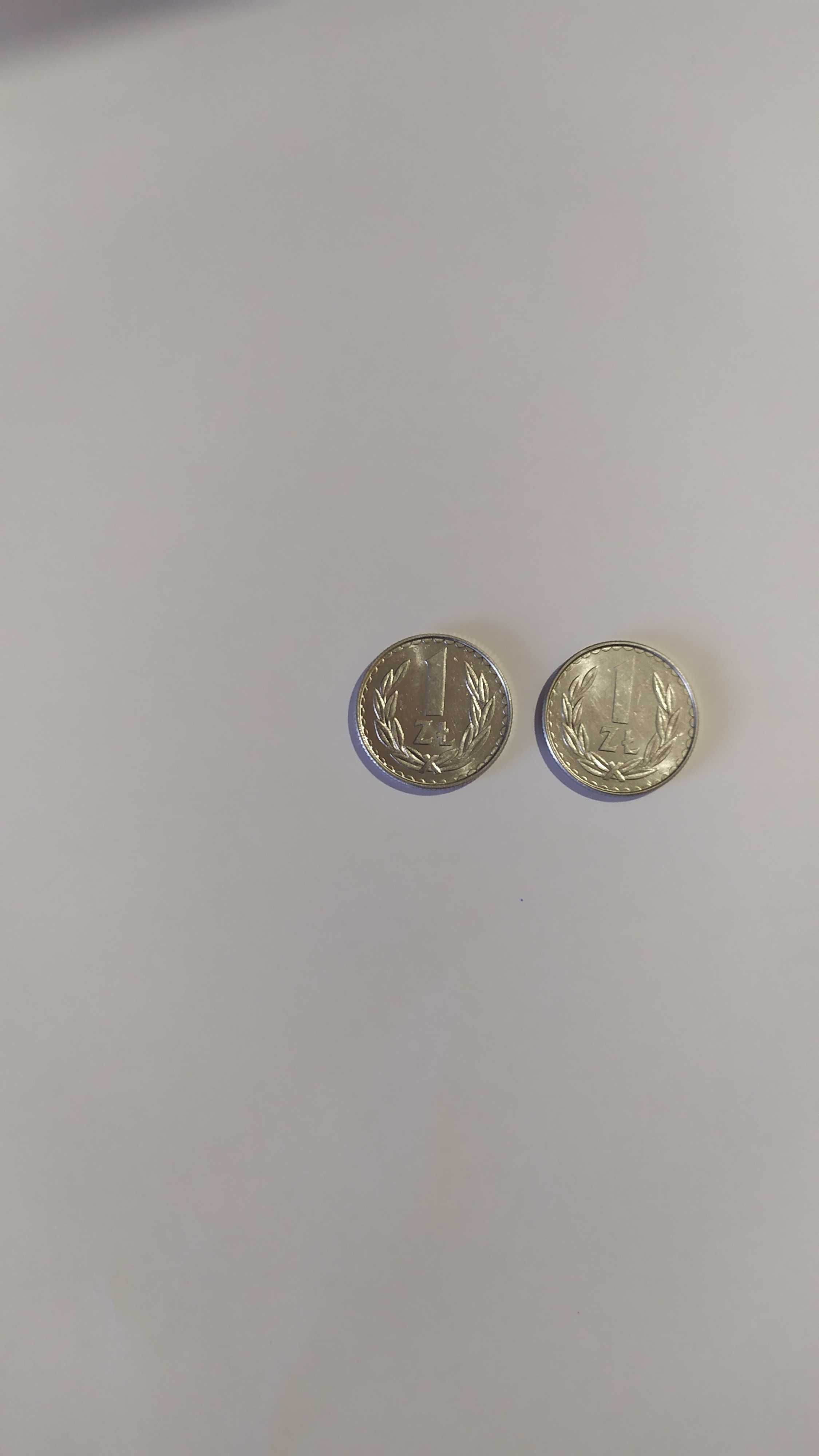 monety 1 złotowe z PRL - 1982 i 1988r.