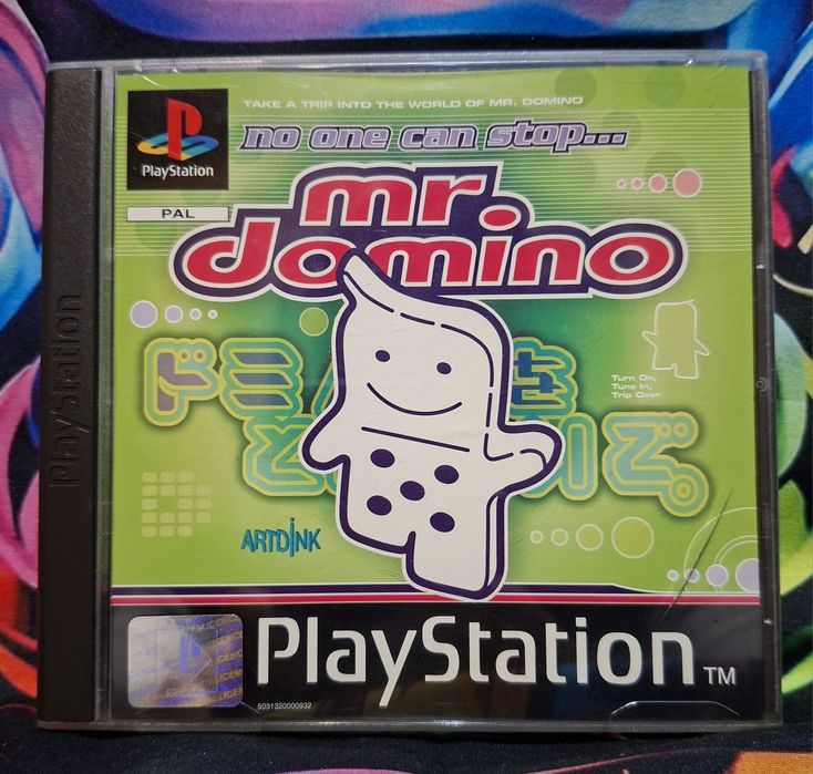 No one can stop Mr. Domino PS1 Playstation