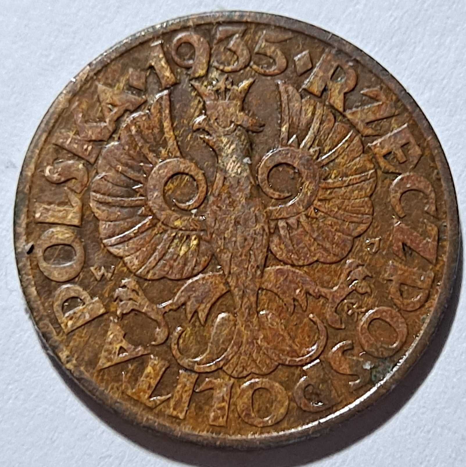 moneta - 5 Groszy - (Polska) II Rzeczpospolita - 1935 r.