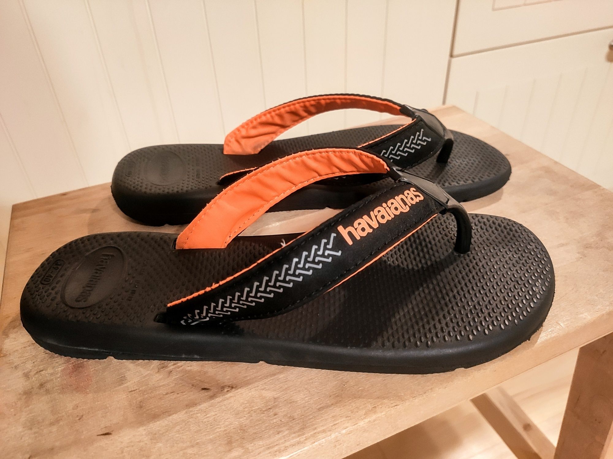 Klapki japonki Havaianas r. 39/40 męskie jak NOWE