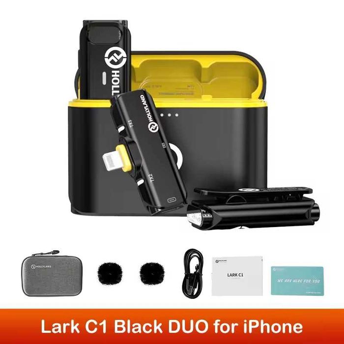 Беспроводной микрофон Hollyland LARK C1 Duo (Lightning iPhone)