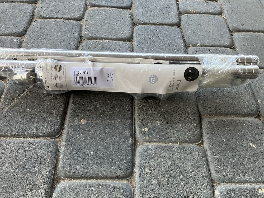 Karnisz pojedynczy 2 szt. FORIO 160 cm, 200 cm, NOWY