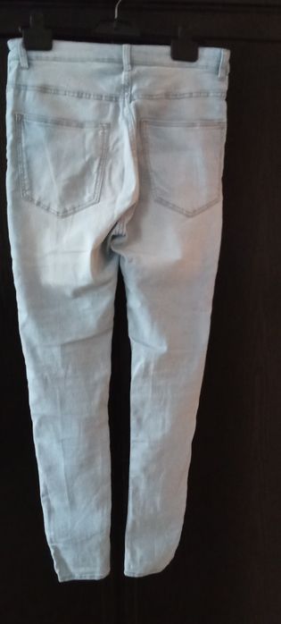 Spodnie jeansowe cienkie pas 76-82cm