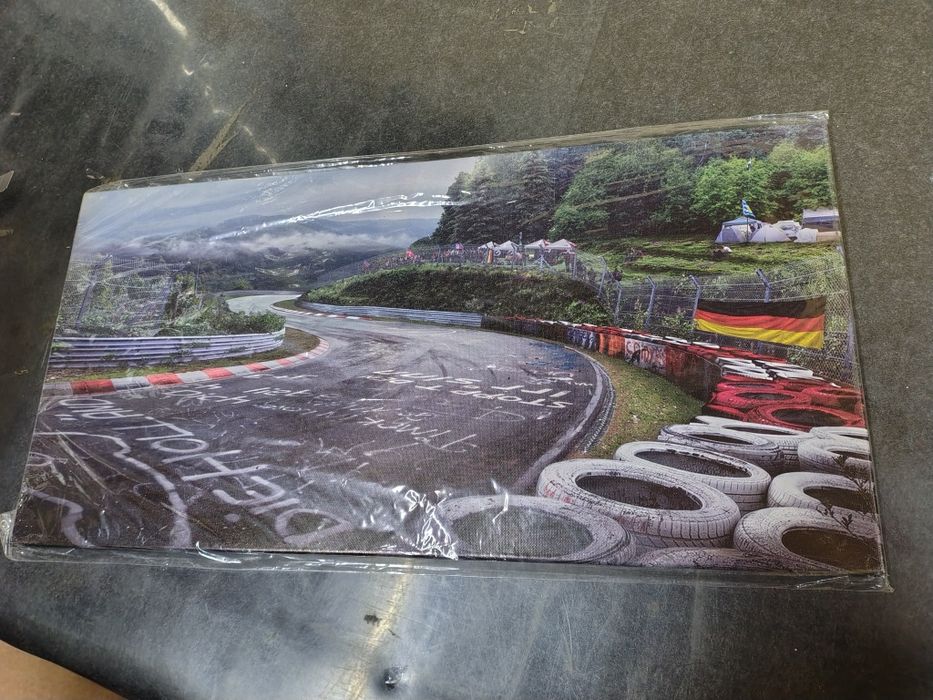 Plakat na płótnie tor wyścigowy. 60x30 cm