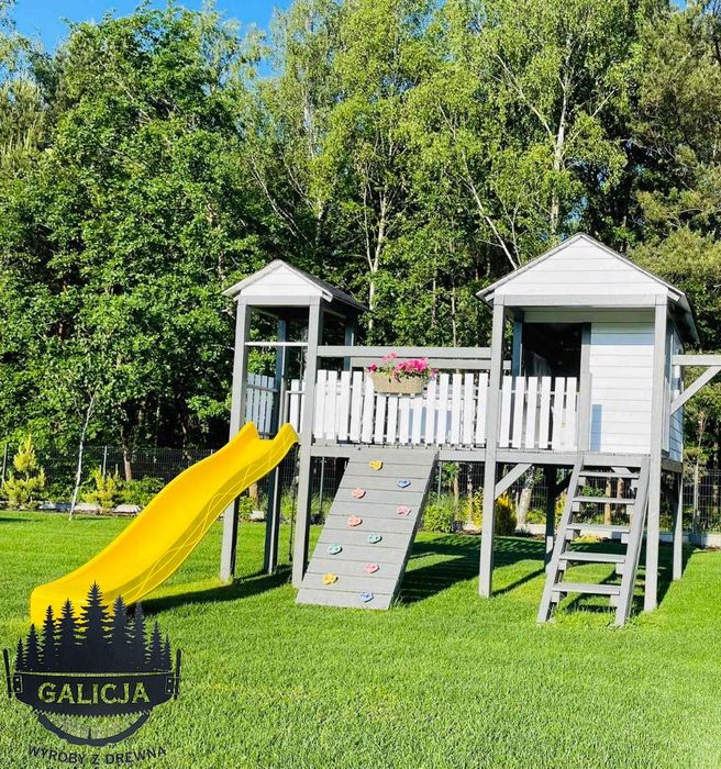 Domek drewniany dla dzieci