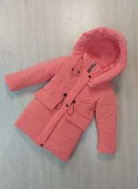 Зимові куртки для дівчаток110-128.