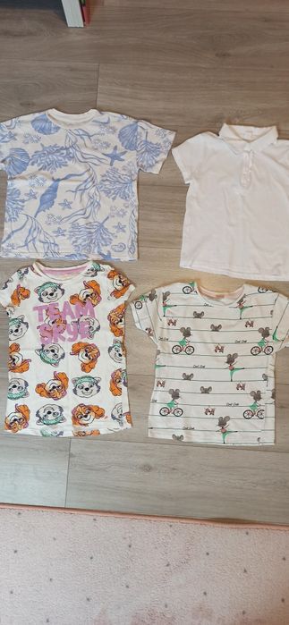Koszulka koszulki T-Shirt rozmiar 134 4 sztuki