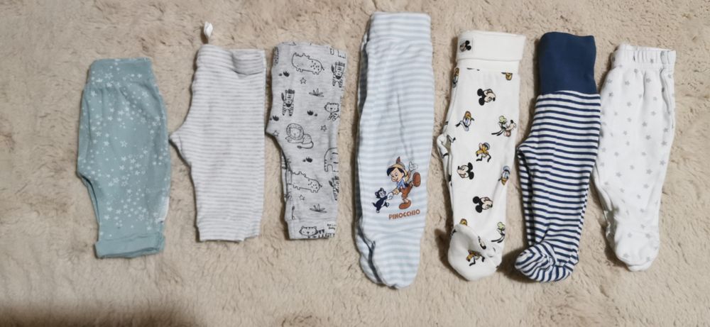 Wyprawka/paczka 50 szt. ubranek dziecięcych r56 H&M, Smyk, Z&Z, Tomme