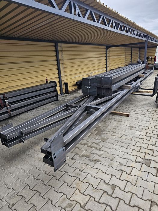 Hala magazyn garaż konstrukcja kratownica dźwigary słupy 6x20x4 laser