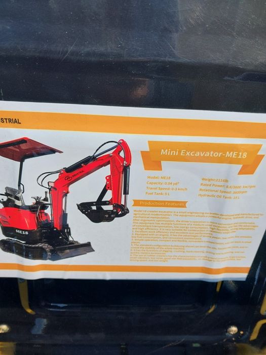 Minikoparka FF Industrial ME18 Diesel 2024