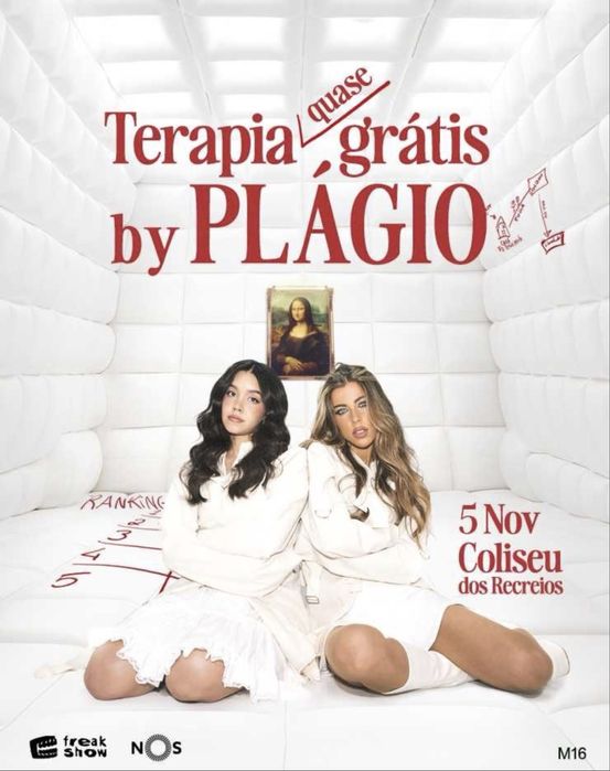 Bilhetes para “Terapia (quase) grátis”- by Plágio